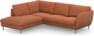 Madison Lux - 2-sits soffa med divan vänster - Orange