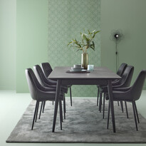 Edge - Matgrupp med 6 stolar Leon - inspiration