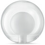 Malcolm - Lampglas, Ø 11,5 cm - Vit