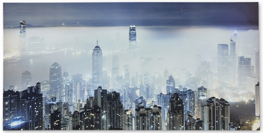 Misty Night - Tavla, 140x70 cm - Flerfärgad