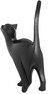 Figaro - Prydnadsföremål, 25x13x47,5 cm - Svart