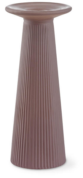Tone - Ljusstake, H 16,5 Ø 7 cm - Brun