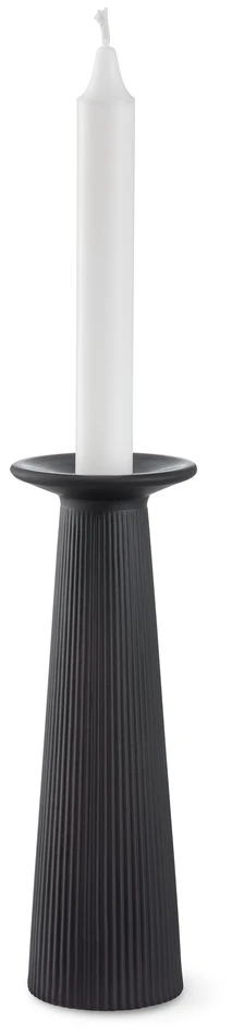 Tone - Ljusstake, H 20 Ø 7 cm - Svart