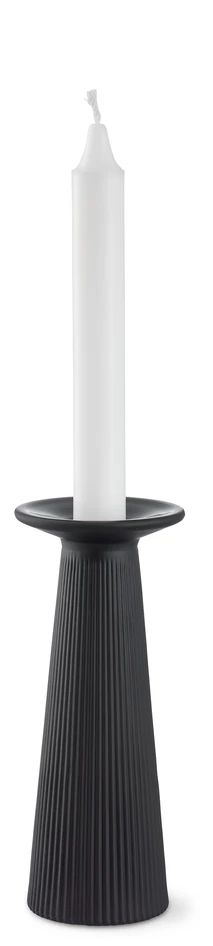 Tone - Ljusstake, H 16,5 Ø 7 cm - Svart