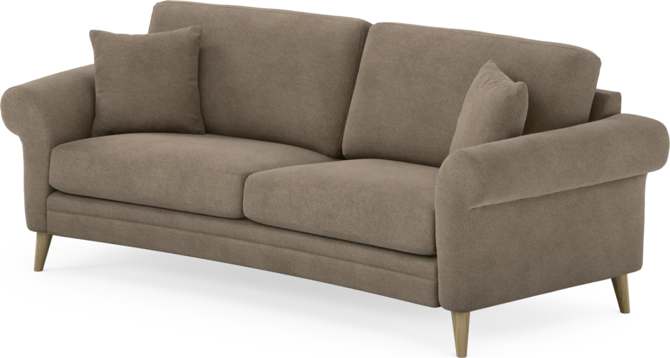 Eden - 2,5-sits soffa svängd - Brun