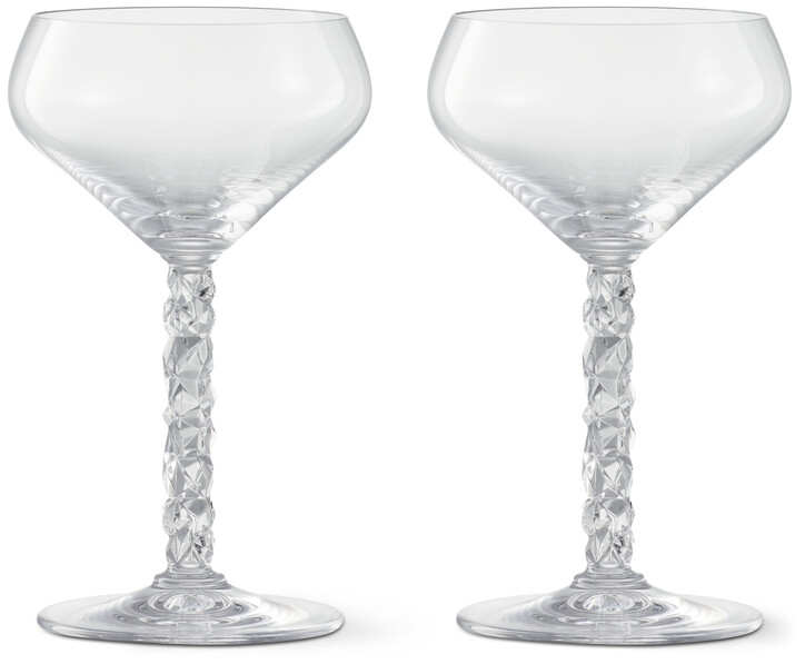 Carat - Champagneglas Coupe, 2-pack, 25 cl - Vit