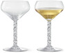 Carat - Champagneglas Coupe, 2-pack, 25 cl - Vit
