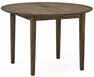 Ekerö - Matbord, Ø 115-157 cm - Brun