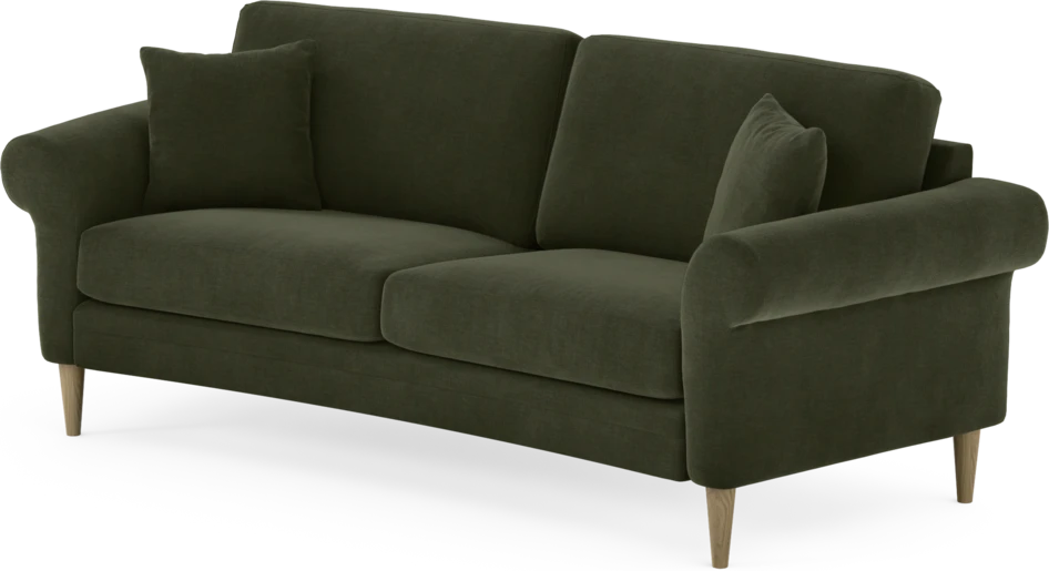 Eden - 2,5-sits soffa svängd - Grön