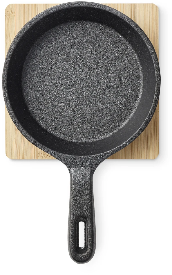 Iron - Tapaspanna, L 12,5, B 21, H 14 cm - Svart