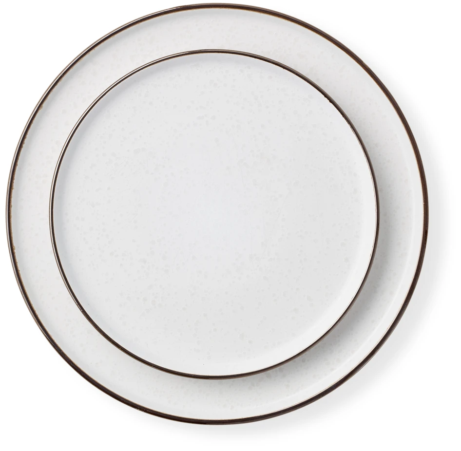 Claudia - Tallrik, Ø 26,3 cm - Vit