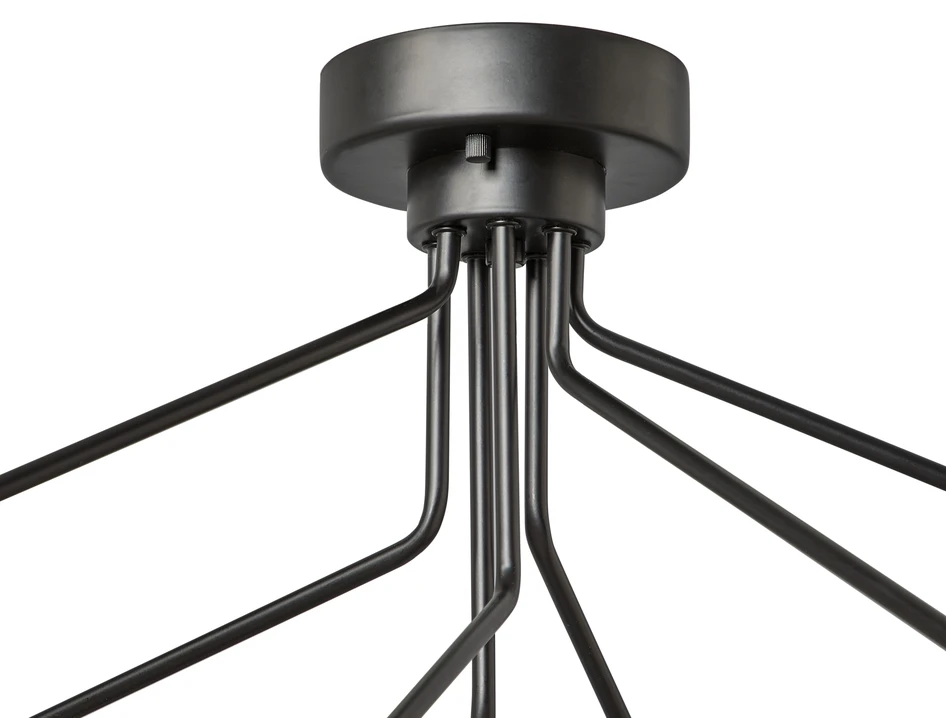 Faras - Taklampa, B94 H74 cm - Svart