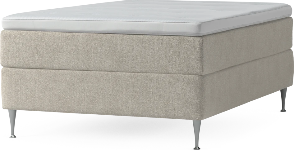 Delux Exclusive - Kontinentalsäng, enkelsäng 140 cm med bäddmadrass och sängben