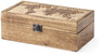 Atlas - Förvaringsbox, L 25, B 15, H 8,5 cm - Brun
