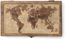 Atlas - Förvaringsbox, L 25, B 15, H 8,5 cm - Brun