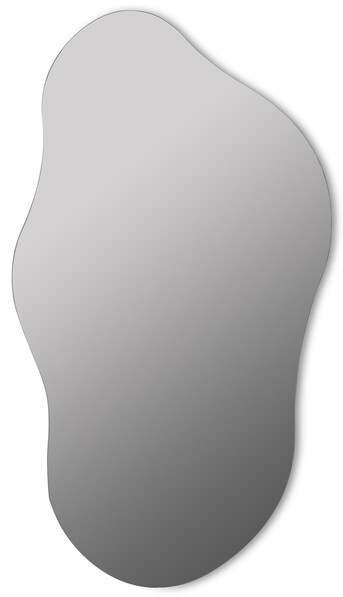 Gilda - Spegel, H 80 cm - Vit