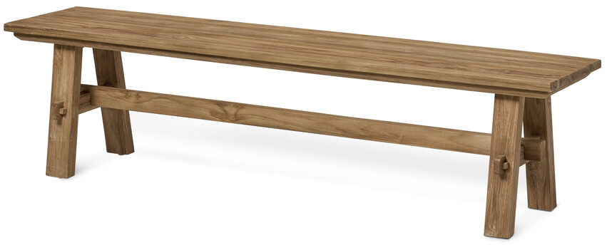 Java - Bänk till matbord, B 180 cm - Brun