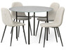 Donna - Matgrupp med 4 stolar Tracy - Beige