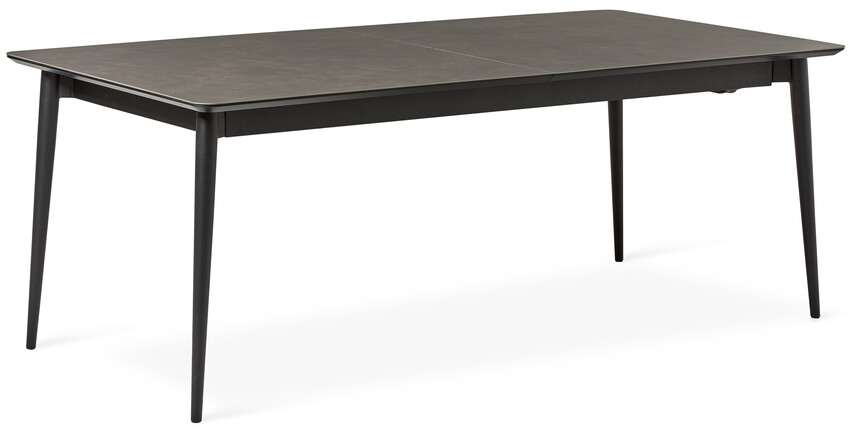 Casa - Matbord, L 200-300 cm - Svart