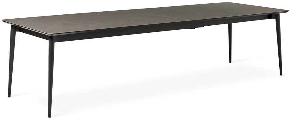 Casa - Matbord, L 200-300 cm - Svart