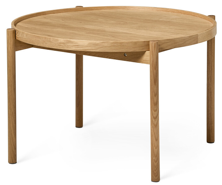 Lekeberg - Soffbord, Ø 80 cm - Brun