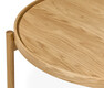 Lekeberg - Soffbord, Ø 80 cm - Brun