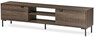Ramsey - Tv-bänk, B 160 cm - Brun