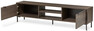 Ramsey - Tv-bänk, B 160 cm - Brun