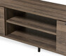 Ramsey - Tv-bänk, B 160 cm - Brun
