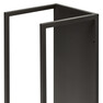 Wilmer - Vedställ, 25x25x120 cm - Svart
