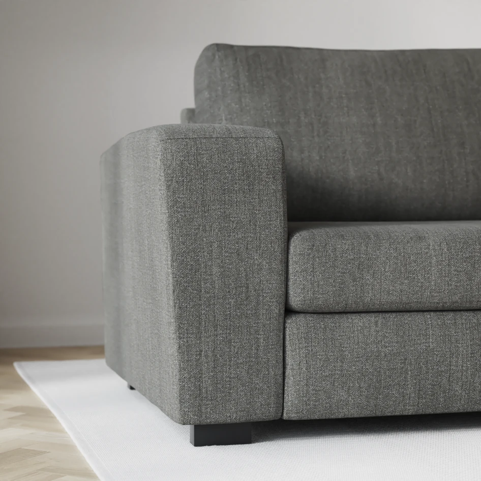 Friday - 2,5-sits soffa med divan vänster - Grå