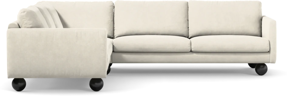 Madison Lux - Hörnsoffa 2+3-sits, hörn 1 - Vit