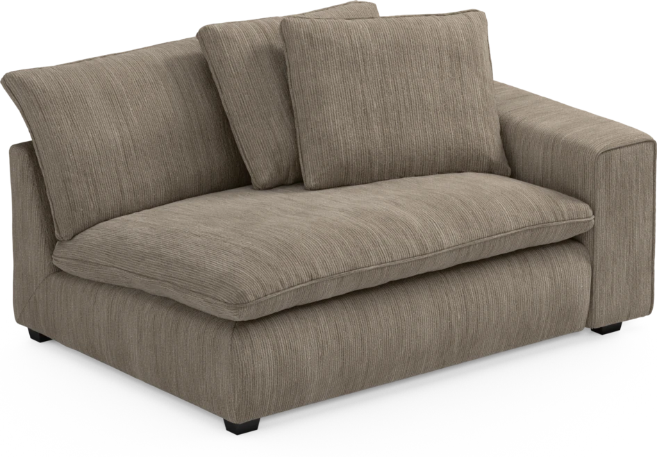 Bellora - 2-sits med armstöd höger - Beige