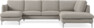 Madison Lux - 2-sits soffa med schäslong vänster och divan höger - Beige