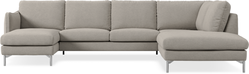 Madison Lux - 2-sits soffa med schäslong vänster och divan höger - Beige