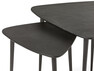 Trish - Satsbord, L 46/53, B 43/46, H 45/50 cm - Svart