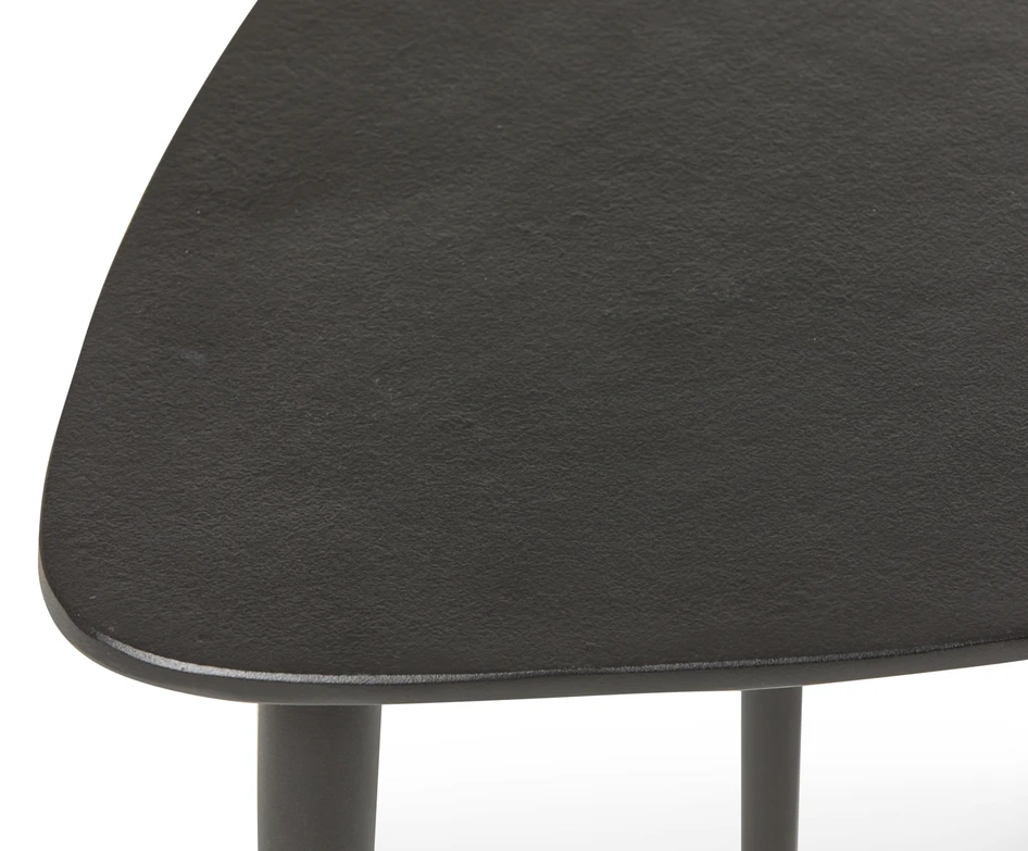 Trish - Satsbord, L 46/53, B 43/46, H 45/50 cm - Svart
