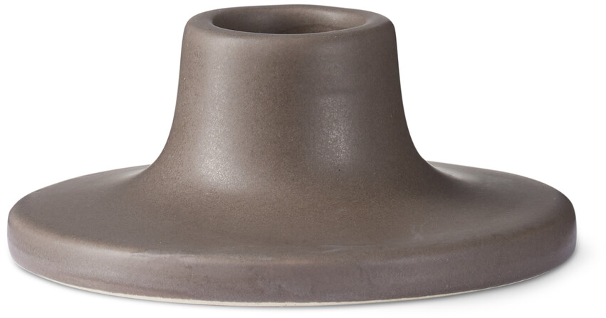Emily - Ljusstake, Ø 8 cm - Brun