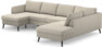 County - 3-sits soffa med schäslong vänster och divan höger - Beige