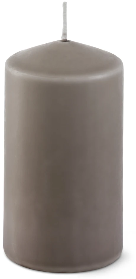 Glänsa - Blockljus, H 12 Ø 6,7 cm, brinntid 27 h - Beige
