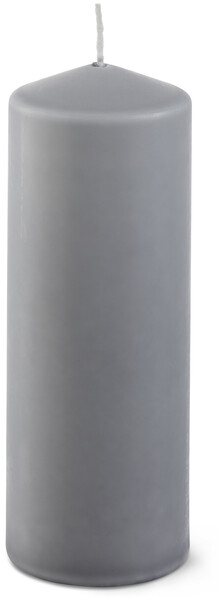 Glänsa - Blockljus, H 18 Ø 6,7 cm, brinntid 48 h - Grå