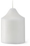 Mirabel - Blockljus, H 14 Ø 10 cm, brinntid 65 h - Vit