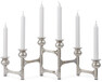 Amalia - Ljusstake, L 66 cm - Grå