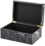 Lyx - Förvaringsbox, L 24, B 16, H 10 cm - Svart