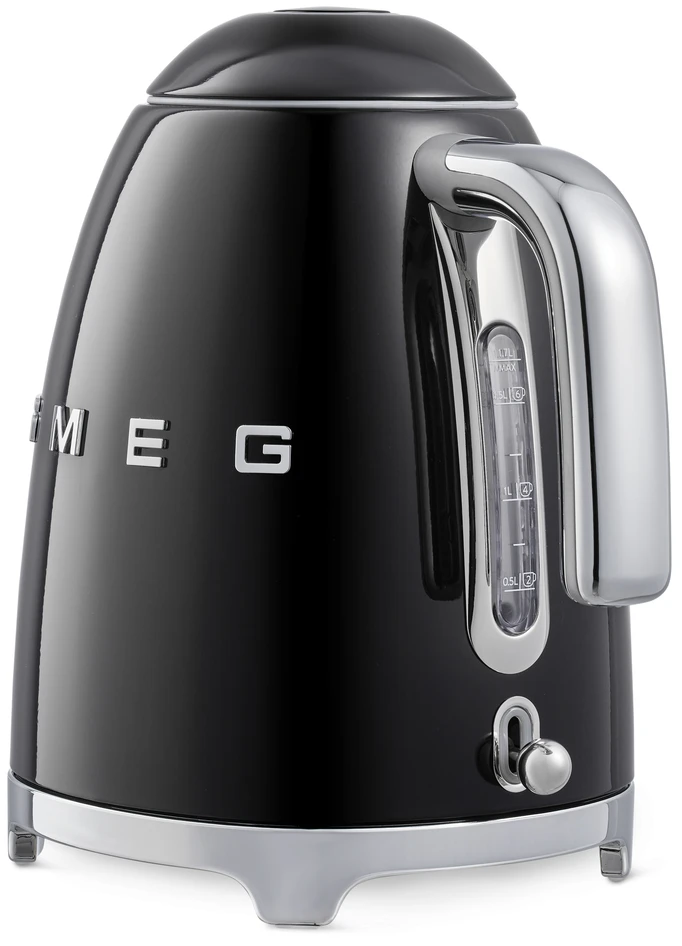 SMEG - Vattenkokare, 1,7 L - Svart