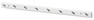Sund - Kroklist, B 100 cm - Vit