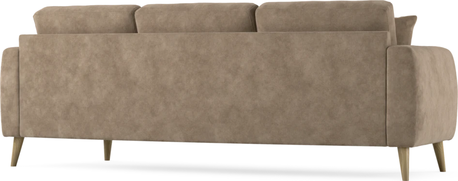 Eden - 3-sits soffa svängd - Beige