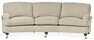 Oxford Delux - 3-sits soffa svängd, fast klädsel - Beige