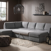 Öland - Bäddsoffa med schäslong vänster och divan höger - inspiration