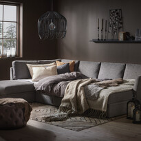 Öland - Bäddsoffa med schäslong vänster och divan höger - inspiration